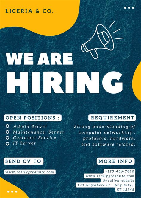hiring tarpaulin sample|Free and customizable hiring templates .
